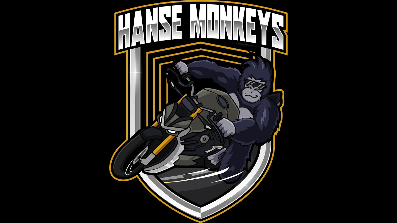 Hanse Monkey's Motorradtraining Logo